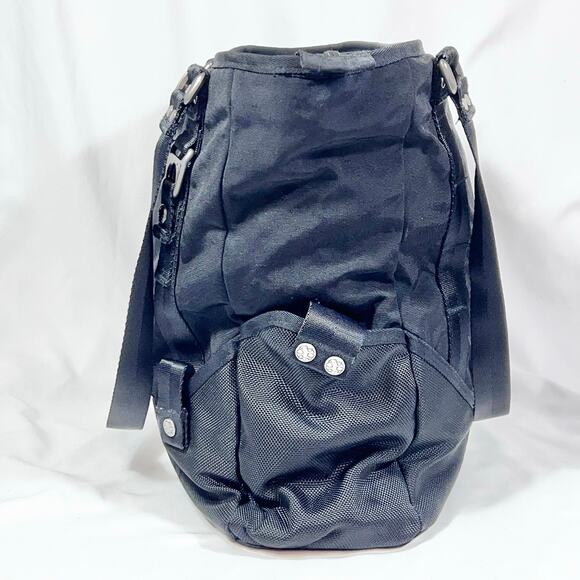 Vintage Oakley Voltage Tote Bag 2.0 Black Metal Vertical Y2K Messenger Shoulder - Picture 4 of 11